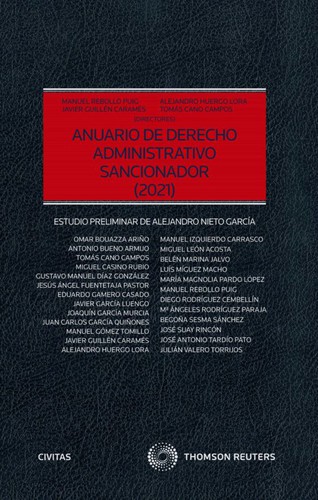 Cover for Anuario de Derecho Administrativo sancionador 2021