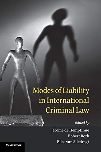 Cover for Modes of Liability in International Criminal Law