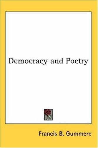 Cover for Democracy And Poetry