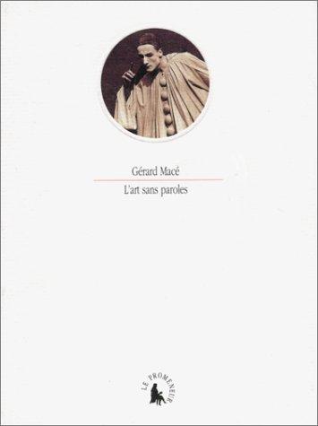 Cover for L' art sans paroles