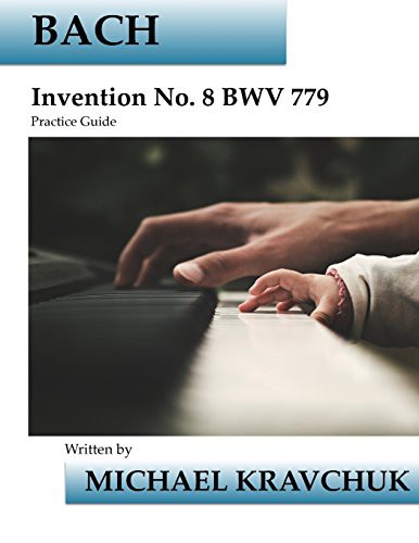 Cover for Bach Invention No. 8 BWV 779 Practice Guide