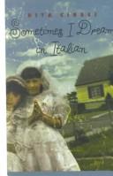 Cover for Sometimes I dream in Italian