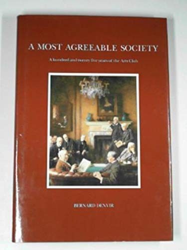 Cover for A most agreeable society