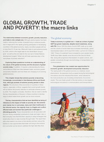 Cover for Role of Trade in Ending Poverty