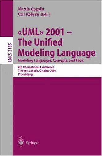 Cover for UML 2001 - The Unified Modeling Language. Modeling Languages, Concepts, and Tools