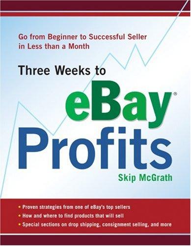 Cover for Three Weeks to eBay Profits