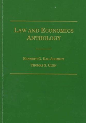 Cover for Law and economics anthology
