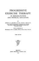 Cover for Progressive exercise therapy in rehabilitation and physical education