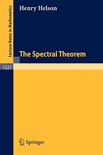 Cover for The Spectral Theorem