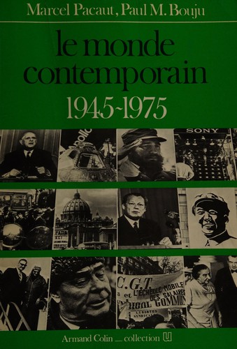 Cover for Le monde contemporain