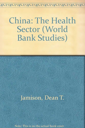 Cover for China : the health sector