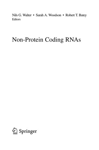 Cover for Non-Protein Coding RNAs