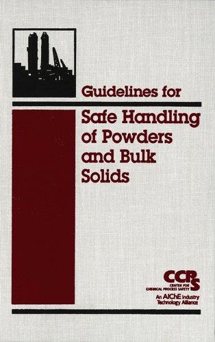 Cover for Guidelines for safe handling of powders and bulk solids.