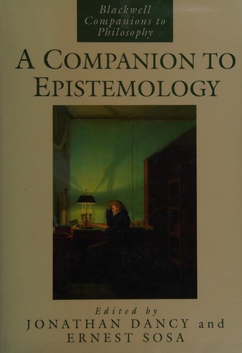 Cover for A Companion to epistemology