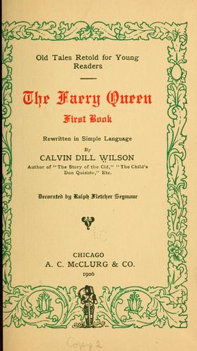 Cover for The Faery queen, first book