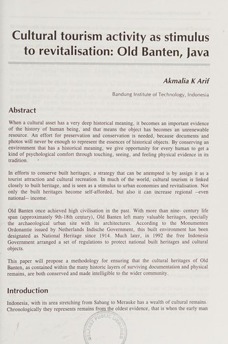 Cover for Expressions of culture, identity and meaning in tourism