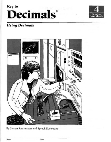 Cover for Using Decimals Book 4 (Key to Decimals)