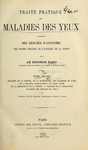 Cover for Traité pratique des maladies des yeux
