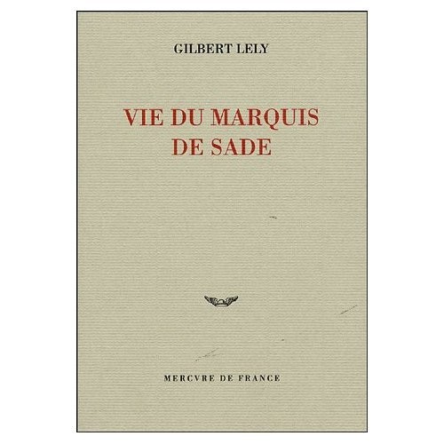 Cover for Vie du Marquis de Sade