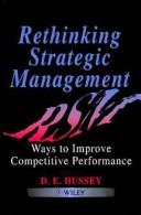 Cover for Rethinking Strategic Management