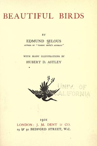 Cover for Beautiful birds