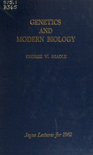 Cover for Genetics and modern biology