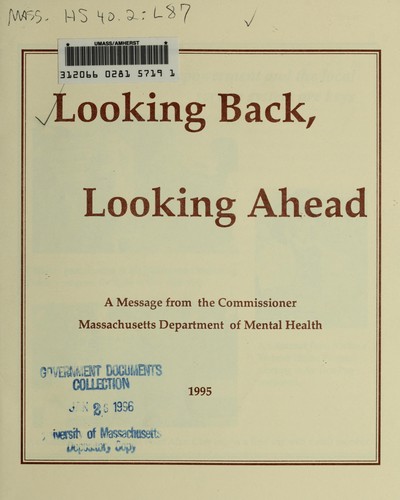 Cover for Looking back, looking ahead
