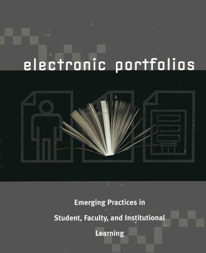 Cover for Electronic Portfolios