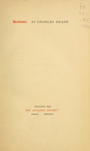 Cover for Readiana