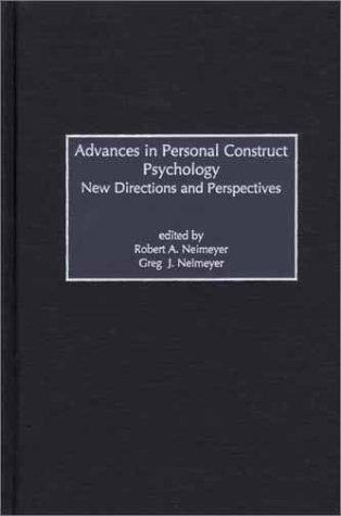 Cover for Advances in personal construct psychology