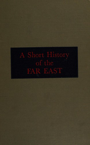 Cover for A short history of the Far East.