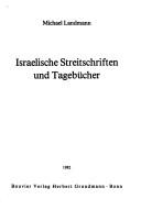 Cover for Israelische Streitschriften und Tagebücher