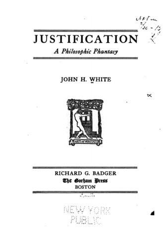 Cover for Justification, A Philosophic Phantasy