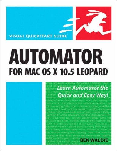 Cover for Automator for Mac OS X 10.5 Leopard