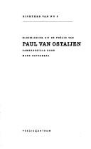 Cover for Bloemlezing uit de poëzie van Paul van Ostaijen