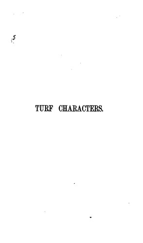 Cover for Turf characters: the officials, and the subalterns, by Martingale