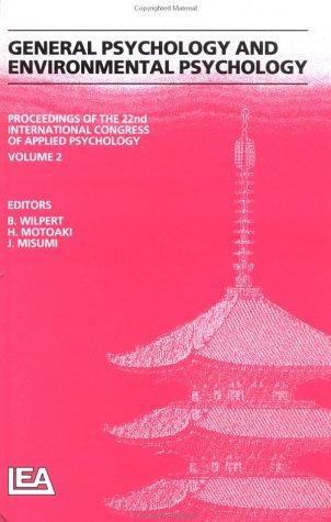 Cover for General Psychology And Environmental Psychology