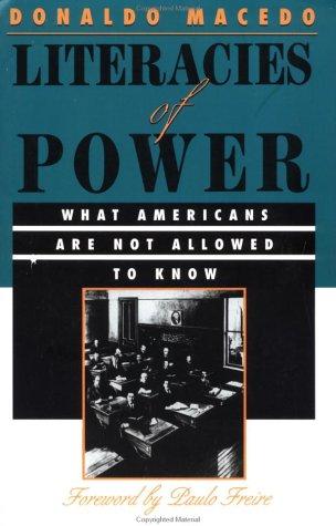 Cover for Literacies of power