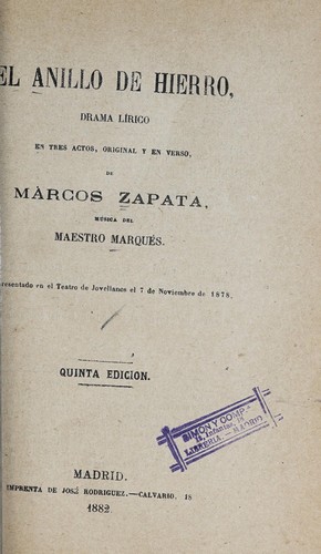 Cover for El anillo de hierro