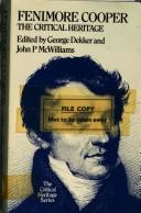 Cover for Fenimore Cooper--the critical heritage
