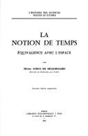 Cover for La notion de temps