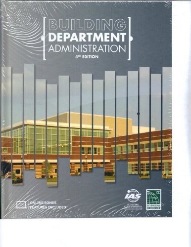 Cover for Building Department Administration,