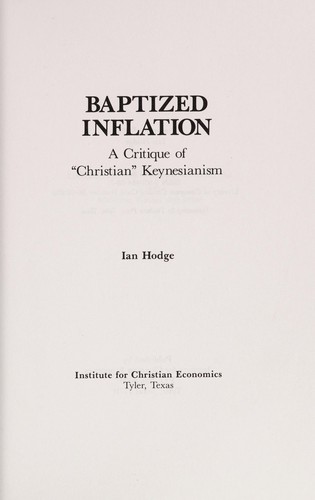 Cover for Baptized Inflation:
