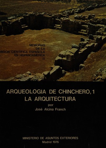 Cover for Arqueología de Chinchero.