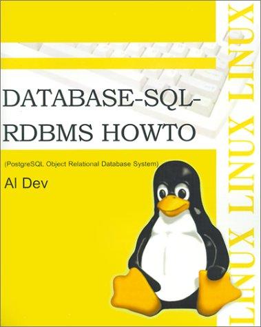 Cover for Database-SQL-Rdbms Howto