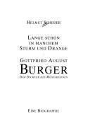 Cover for Lange schon in manchem Sturm und Drange