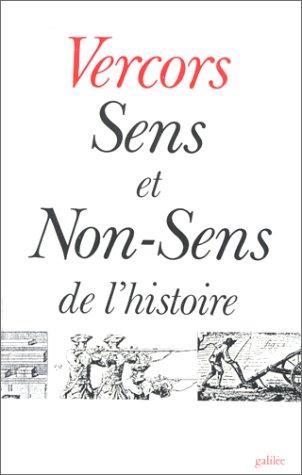 Cover for Sens et non-sens de l'histoire
