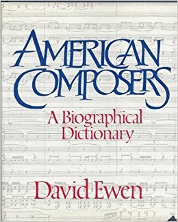 Cover for American composers