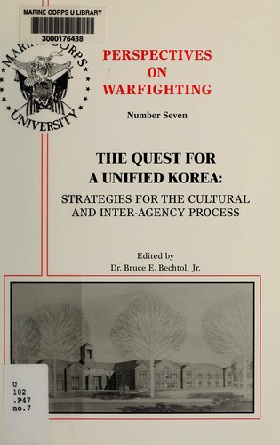 Cover for The quest for a unified Korea