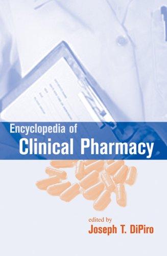 Cover for Encyclopedia of Clinical Pharmacy  (Print) (Chromatographic Science)